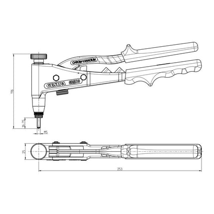 GESIPA Boîte d'assortiment d'écrous aveugles  156 pièces ( 4000813093 )