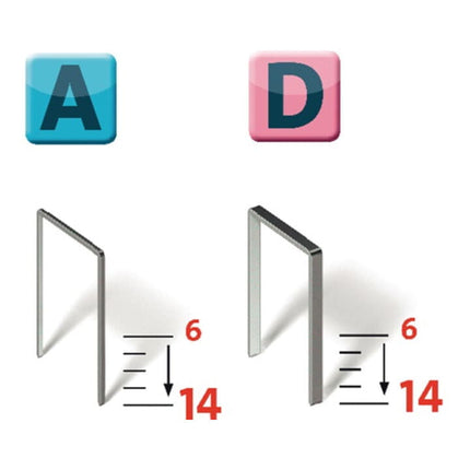 NOVUS Agrafeuse à main J-17 dual worker plastique ( 4000813699 )