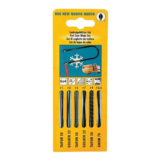 HAUNSTETTER Assortiment lames de scie à chantourner  24 pcs. adapté à montures de scie à main ( 4000814045 )