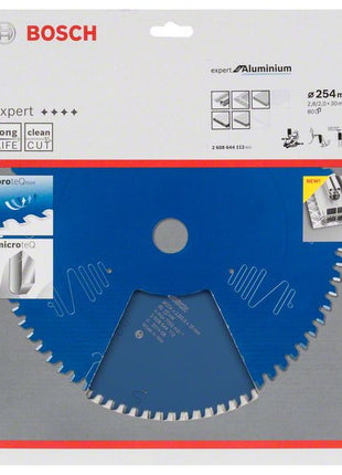 BOSCH Lame pour scie circulaire  D. ext. 254 mm nombre de dents 80 HLTCG ( 4000815473 )