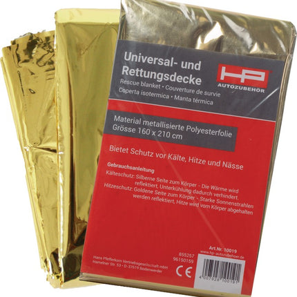 HP AUTOZUBEHÖR Couverture de sauvetage DIN 13164 L2100xB1600xH0,2env.mm ( 4000818628 )