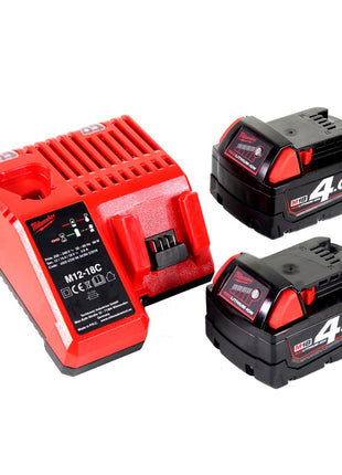 Milwaukee M18 IL-402C Akku Inspektionsleuchte mit 300 Lumen Solo + 2x 4,0 Ah Akku + Universal Ladegerät - Toolbrothers