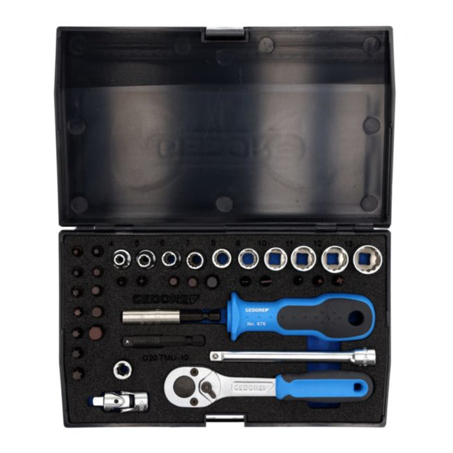 GEDORE Jeu de clés à douille D 20 TMU-10 40 pièces 1/4 po. ( 4000820559 )