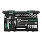 STAHLWILLE Jeu de clés à douille 40/52/27/11 38 pièces 1/4 + 1/2 po. ( 4000820581 )