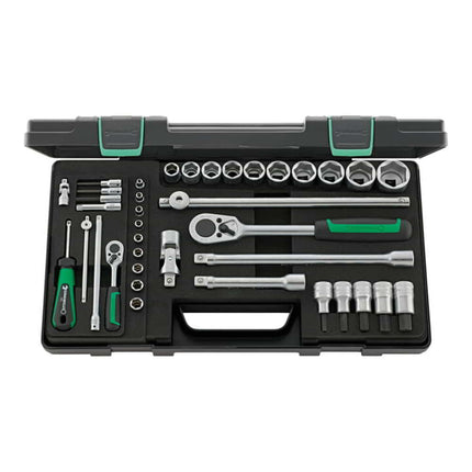 STAHLWILLE Jeu de clés à douille 40/52/27/11 38 pièces 1/4 + 1/2 po. ( 4000820581 )