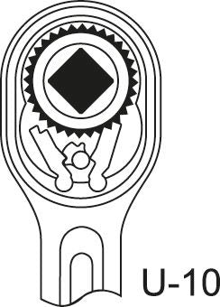 GEDORE Cliquet réversible à levier 2193 U-10 1 po. 32 dents ( 4000820609 )