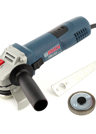 Bosch GWS 7-115 E 720 Watt Professional Winkelschleifer 115 mm Scheibendurchmesser + 1 x SDS clic M14 Schnellspannmutter - Toolbrothers