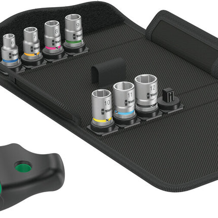 WERA Jeu de clés à douilles KK 400 RA Set 2 9 pièces 1/4 ″ ( 4000822457 )