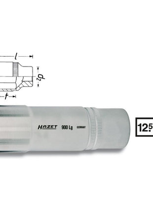 HAZET Steckschlüsseleinsatz 900LG 1/2 ″ 6-kant ( 4000822716 )