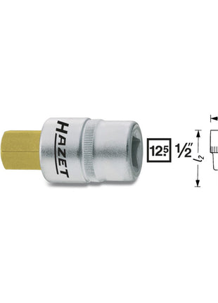 HAZET Douille 986 1/2 ″ 6 pans creux ( 4000822751 )