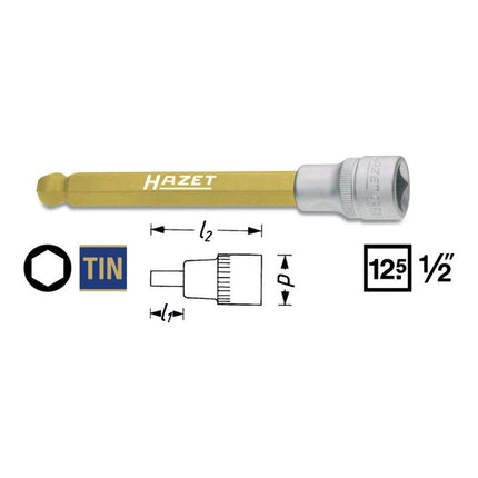 HAZET Douille 986KK 1/2 ″ 6 pans creux ( 4000822765 )