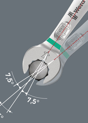 WERA Llave de boca doble Joker 6005 12 x 13 mm longitud 166 mm (4000823162)