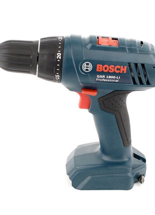 Bosch GSR 1800-Li 18 V Akku Bohrschrauber im Koffer + 2 x 1,5 Ah Akku + 1 x Ladegerät + 1 x Holzbohrer Set - Toolbrothers