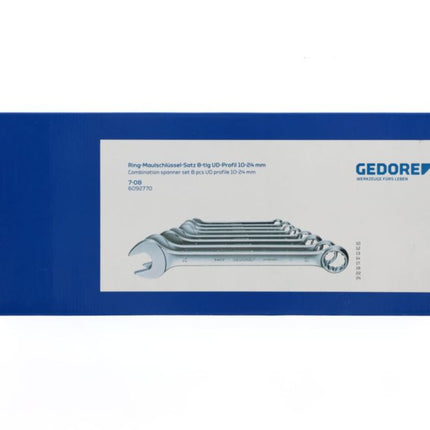 GEDORE Jeu de clés mixtes 45511 8 pcs. ouverture de clé 10-24 mm ( 4000823620 )