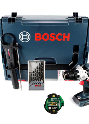 Bosch GSR 18V-85 C Akku Bohrschrauber 18V 110Nm Brushless Solo + Holzbohrer Set + Connectivity Modul + L-Boxx - Toolbrothers