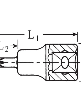 STAHLWILLE Steckschlüsseleinsatz 1/2 ″ TX ( 4000826391 )