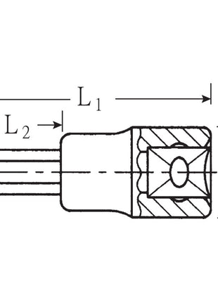 STAHLWILLE Jeu de clés à douille 54 IC 1/2 po. 6 pans creux, avec tourillon ( 4000826407 )