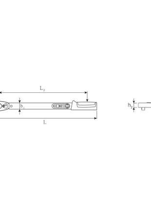 STAHLWILLE Clé dynamométrique 721/15 Quick 1/2 po. 30-150 Nm ( 4000826603 )