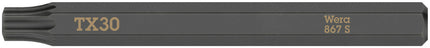 WERA Bit 867 S TORX 30 x 70 mm 1/4 ″ TORX 30 longueur 70 mm ( 4000827266 )