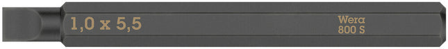 WERA Bit 800 S pour vis à fente ( 4000827278 )