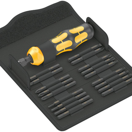 WERA Jeu de tournevis KK 900 Set 1 19 pièces PH/PZD/TX/6 pans/à fente ( 4000827283 )