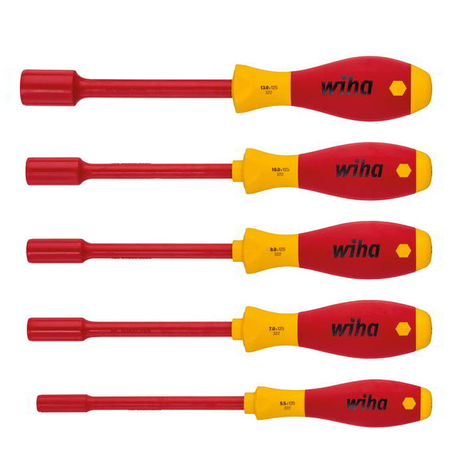 WIHA Jeu de clés à douille hexagonale 322 K5 5 pièces ( 4000828607 )