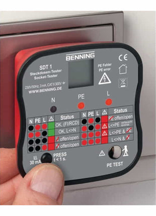 BENNING Testeur de prise SDT 1 pour contrôler prises courant sécurité ( 4000828811 )