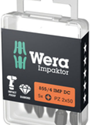 WERA Embout 855/4 IMP DC PZD2 longueur 50 mm ( 4000829273 )