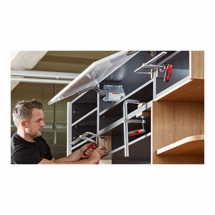 BESSEY Serre-joints tout acier GZ-KG envergure 400 mm col de cygne 120 mm ( 4000831653 )