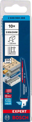 Lame de scie sabre BOSCH Expert Window Demolition S 956 DHM Longueur 150 mm Largeur 6 mm ( 4000837427 )