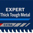 Lame de scie sabre BOSCH Expert Thick Tough Metal longueur 100 mm largeur 25 mm (4000837482)