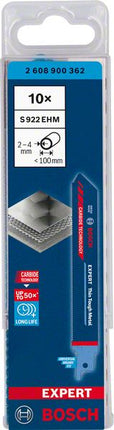 Lame de scie sabre BOSCH Expert Thin Tough Metal Longueur 150 mm Largeur 19 mm ( 4000837494 )