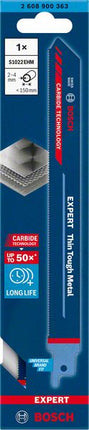 BOSCH Lame de scie sabre Expert Thin Tough Metal longueur 200 mm largeur 19 mm ( 4000837495 )