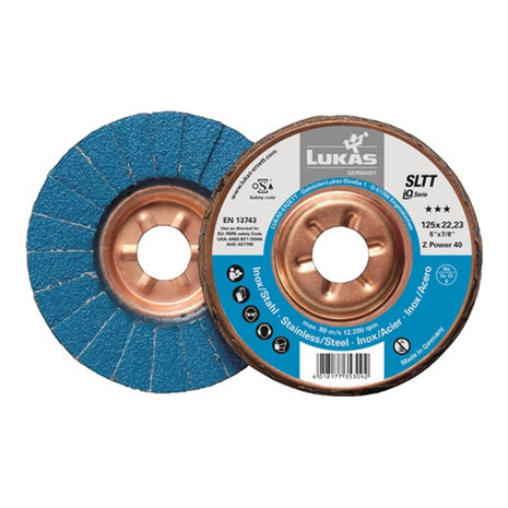 LUKAS Disque à lamelles SLTT Z Power D. 125 mm granulation 40 plat ( 4000840327 )