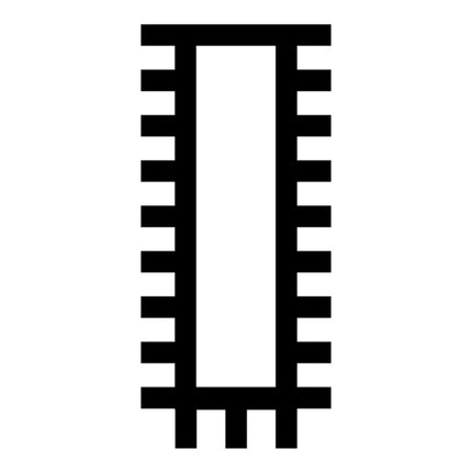 PFERD Lime d'atelier DIN 7261 L. 250 mm coupe transv. 25 x 6 mm ( 4000840363 )