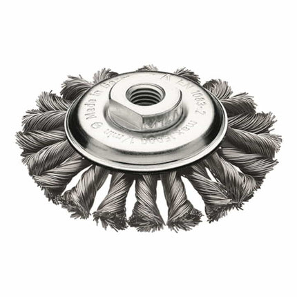 LESSMANN Brosse conique  D. 115 mm M14 épaisseur de fil 0,5 mm ( 4000840753 )