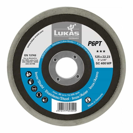 Tarcza polerska LUKAS P6PT Ø 125 mm otwór Ø 22,23 mm ( 4000840862 )