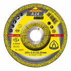 Disco de corte KLINGSPOR A 24 Extra D125x2,5mm acodado (4000841426)