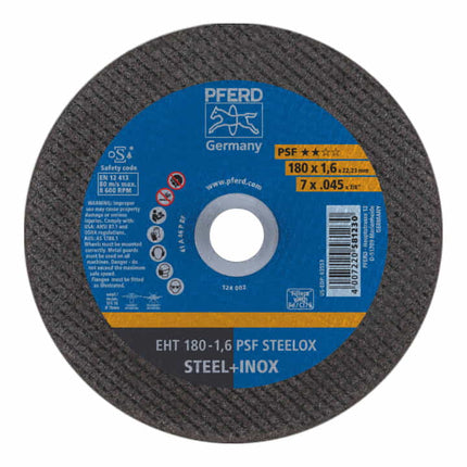 PFERD Disque à tronçonner PSF STEELOX D150x1,6 mm droit ( 4000842101 )