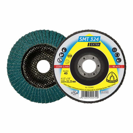 KLINGSPOR Disco dentado SMT 324 Extra Ø 125 mm grano 40 plano (4000843641)