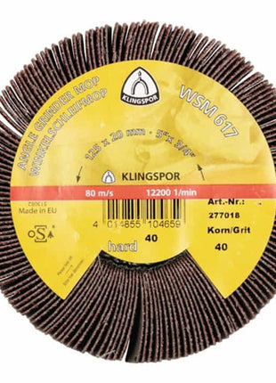 KLINGSPOR disco abrasivo WSM 617 120 marrón (4000843661)