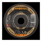 RHODIUS Disque à tronçonner XT 70 115x1,0x22,23mm ( 4000843729 )