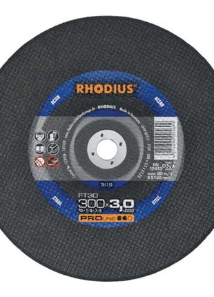 Disco de corte RHODIUS FT30 D350x4mm recto (4000843838)