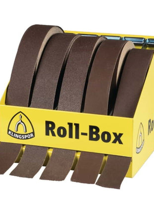 KLINGSPOR ekonomiczny uchwyt na rolki ROLL-BOX na 5 rolek o szerokości 50 mm ( 4000844133 )