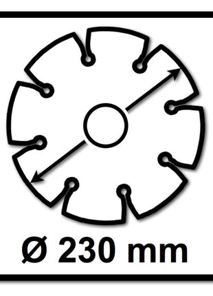 Bosch Standard Universal Diamant Trennscheibe 230 x 22,23 mm 1 Stk. ( 2608615065 ) für Beton - Toolbrothers