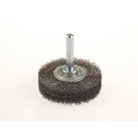 LESSMANN Brosse plate  D. 50 mm tige 6 mm épaiss. de fil 0,3 mm ( 4000844901 )