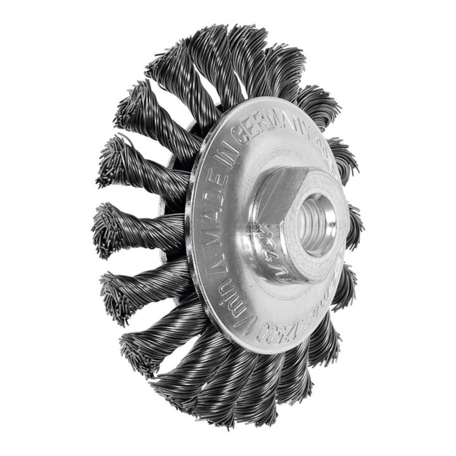 LESSMANN Brosse conique  D. 100 mm filetage épaiss. de fil 0,5 mm ( 4000844922 )