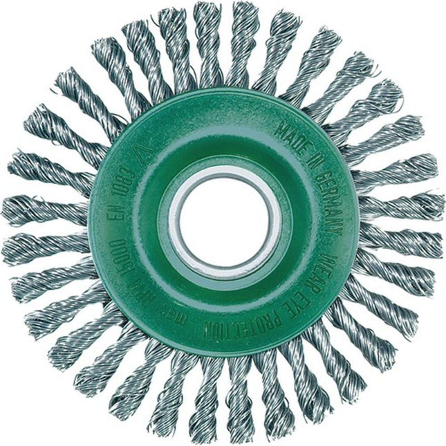LESSMANN Brosse plate  D. 115 mm perçage épaiss. de fil 0,5 mm ( 4000844931 )