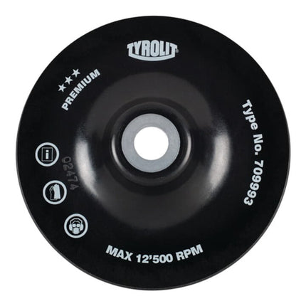 TYROLIT Plateau d'appui Disques en fibre PAD UNI Ø 125 mm ( 4000845548 )