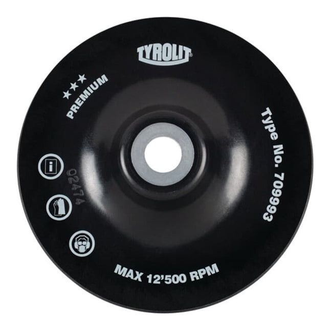 TYROLIT Plateau d'appui Disques en fibre PAD UNI Ø 125 mm ( 4000845548 )